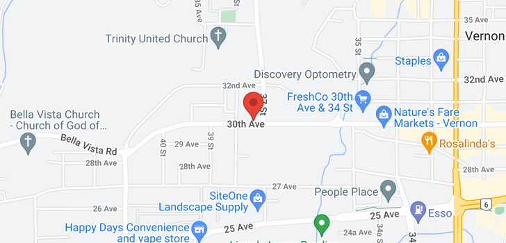 map of #306 3705 30 Avenue